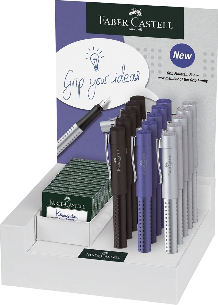 FABER-CASTELL Füllhalter GRIP 2011 im Display