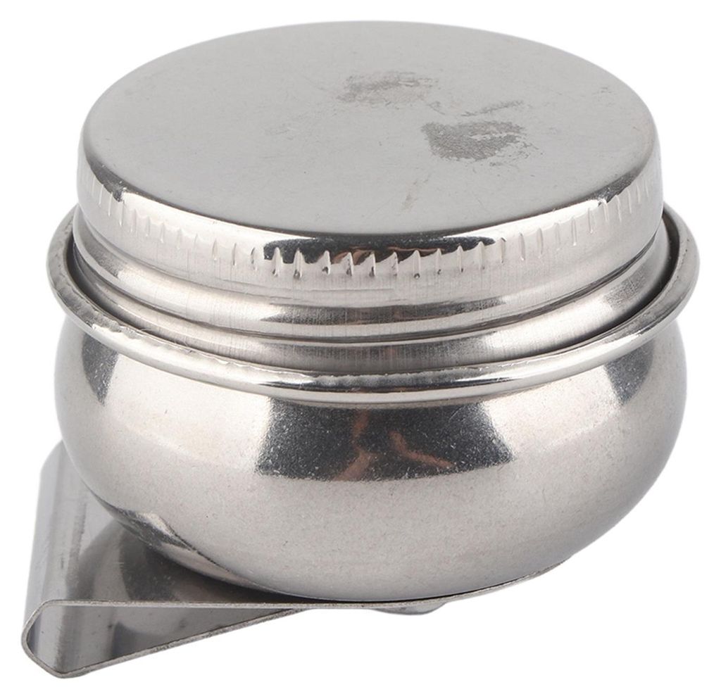 Ölbecher F-332 Edelstahl auslaufsicher für Palette Malerei Zubehör