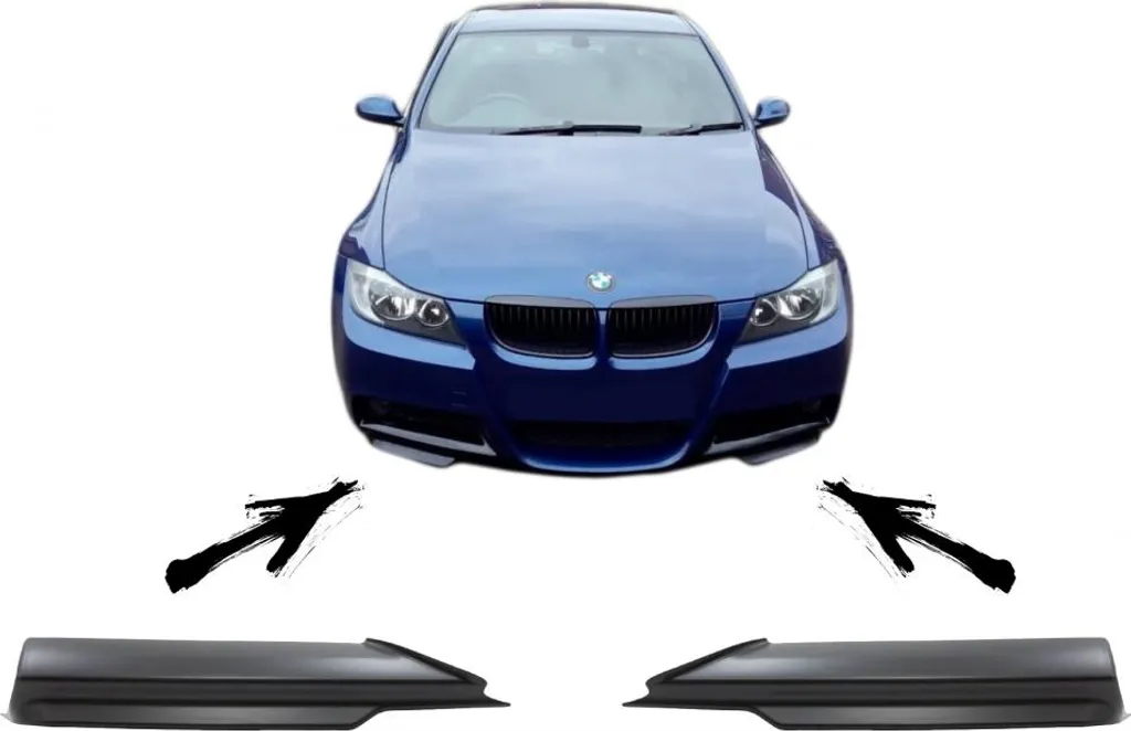 Splitters Avant en ABS Durable pour BMW Série 3 E90 E91 Pack M 05-08