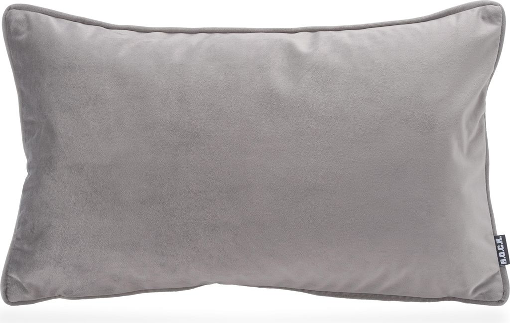 H.O.C.K. Nobile Samt Kissen 50x30cm grey col. 205