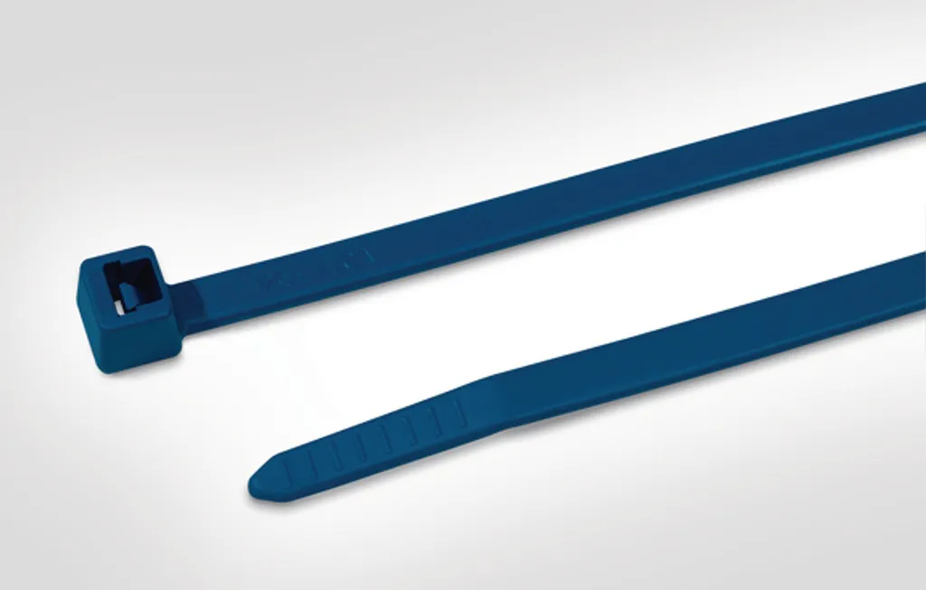Hellermann Tyton MCTPP50L Fascette Blu Rilevabili 390x4.6mm | 100 pz
