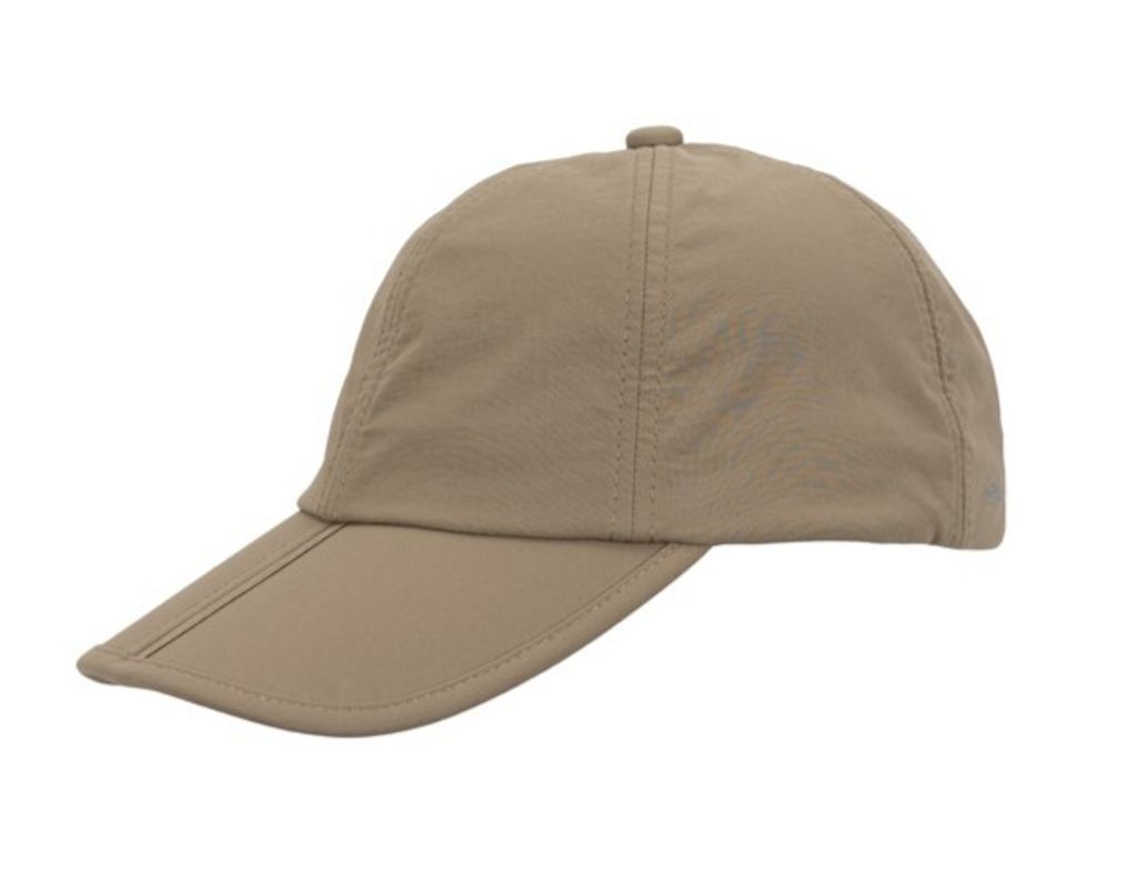 Balke leichte Baseball Cap mit UV-Schutz 50+ und Knickschirm in grau