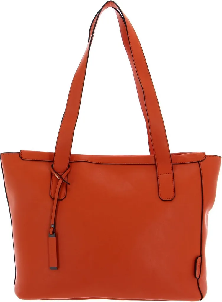 Grand sac cabas femme Yours Shopper PICARD coloris orange Papaya tendance