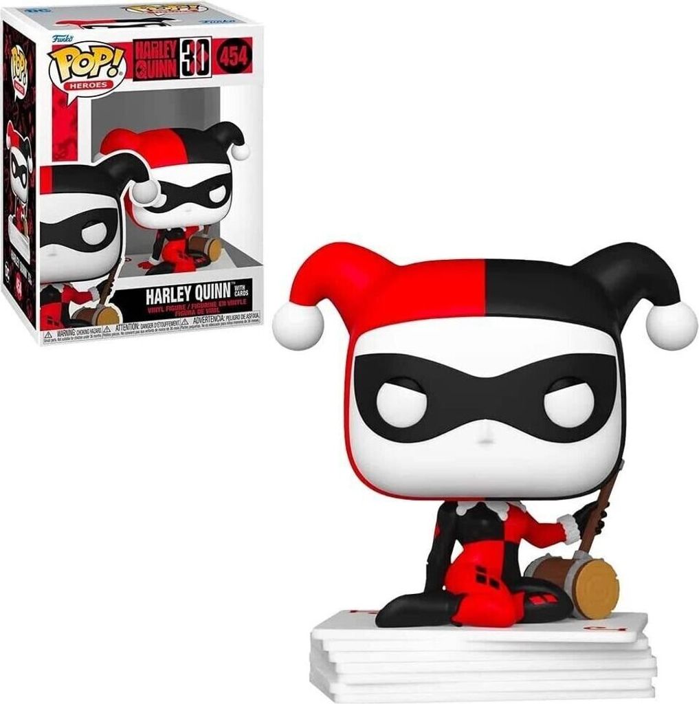 Funko Pop! Heroes: Harley Quinn 30 - Harley Quinn with Cards #454 Special Edition Exclusive