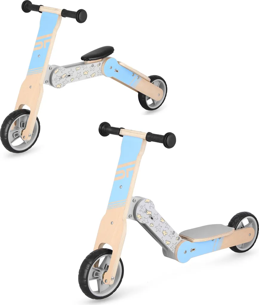Trottinette pour enfant idéale pour les balades au parc en bleu