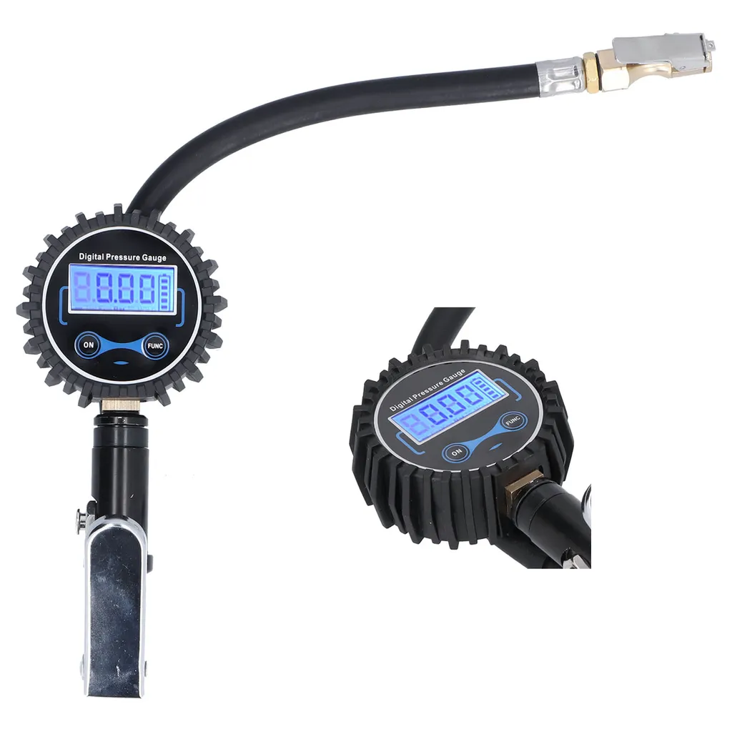 Manomètre digital pour gonfleur de pneus haute précision rétroéclairé - 4