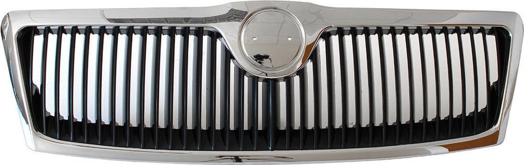 Kühlergrill Sportgrill Gitter Grill Chrom passend für Skoda Octavia II 1Z 04-08
