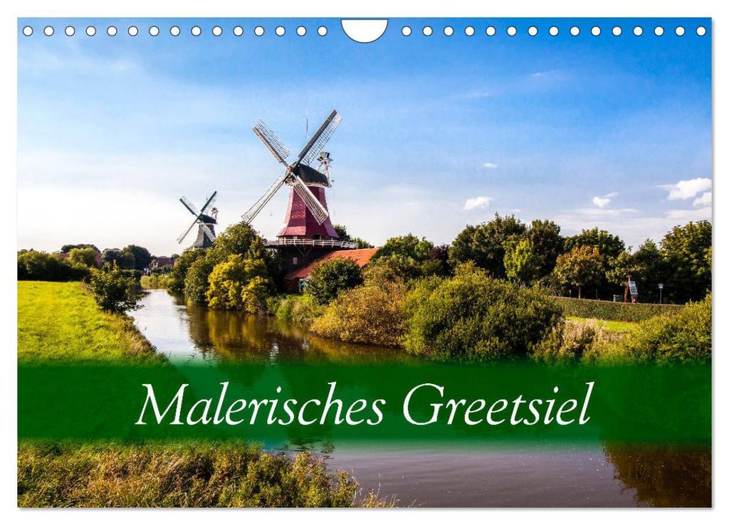 Malerisches Greetsiel (Wandkalender 2027 DIN A4 quer), CALVENDO Monatskalender