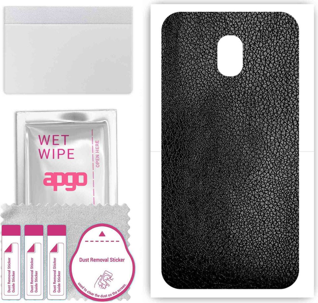 apgo Rückseite Schutzfolie, Skin, kompatibel mit Samsung Galaxy J7 (2018), Hinten Displayschutzfolie aus Vinylfolie, kratzfest, einfache Montage -...