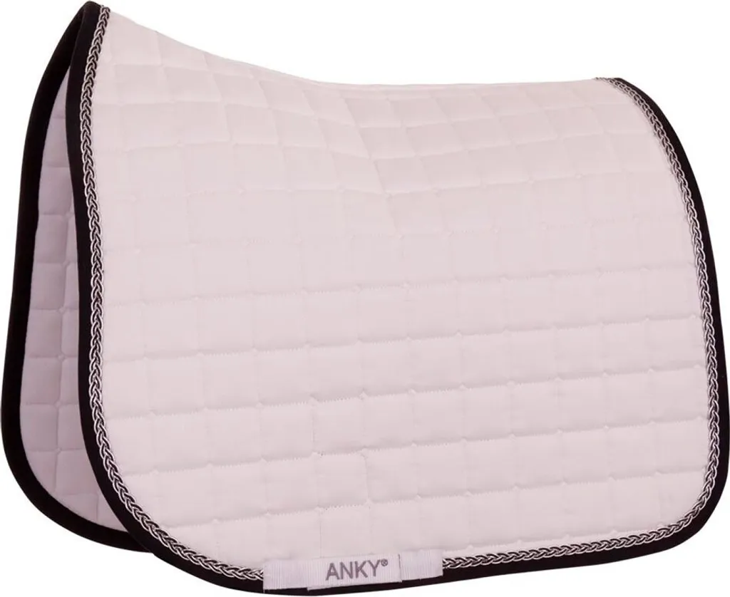 Anky C-wear Tapis de Selle de Dressage Blanc Full pour Cheval de Sport