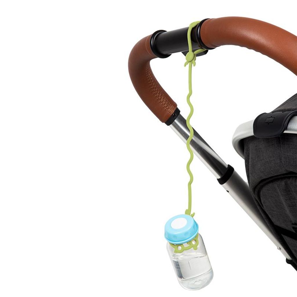 Novi Silikon Strap – praktischer Befestigungsband für Babyzubehör, flexibel & hygienisch, Yellow