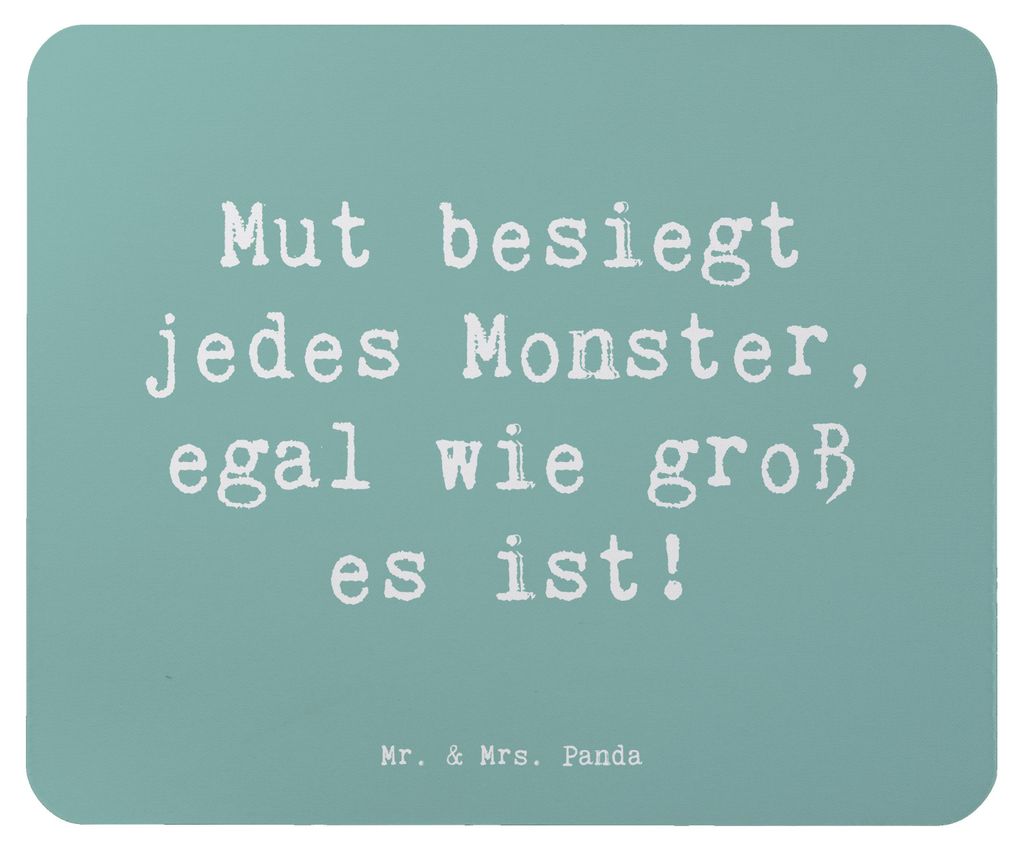 Mr. & Mrs. Panda Mauspad Spruch Ängste vor Monstern Produktbild 