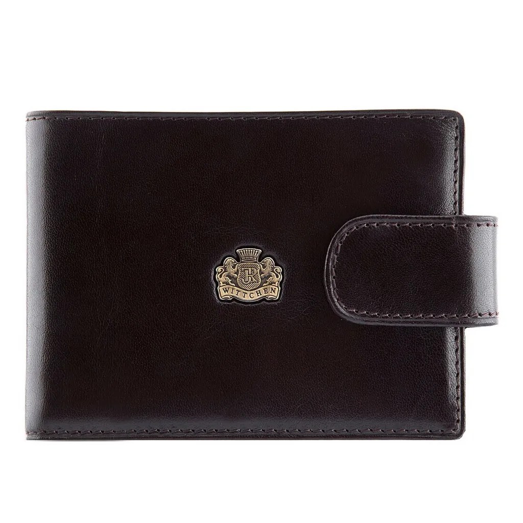 Étui de crédit Arizona 9x11cm en cuir véritable avec finitions main