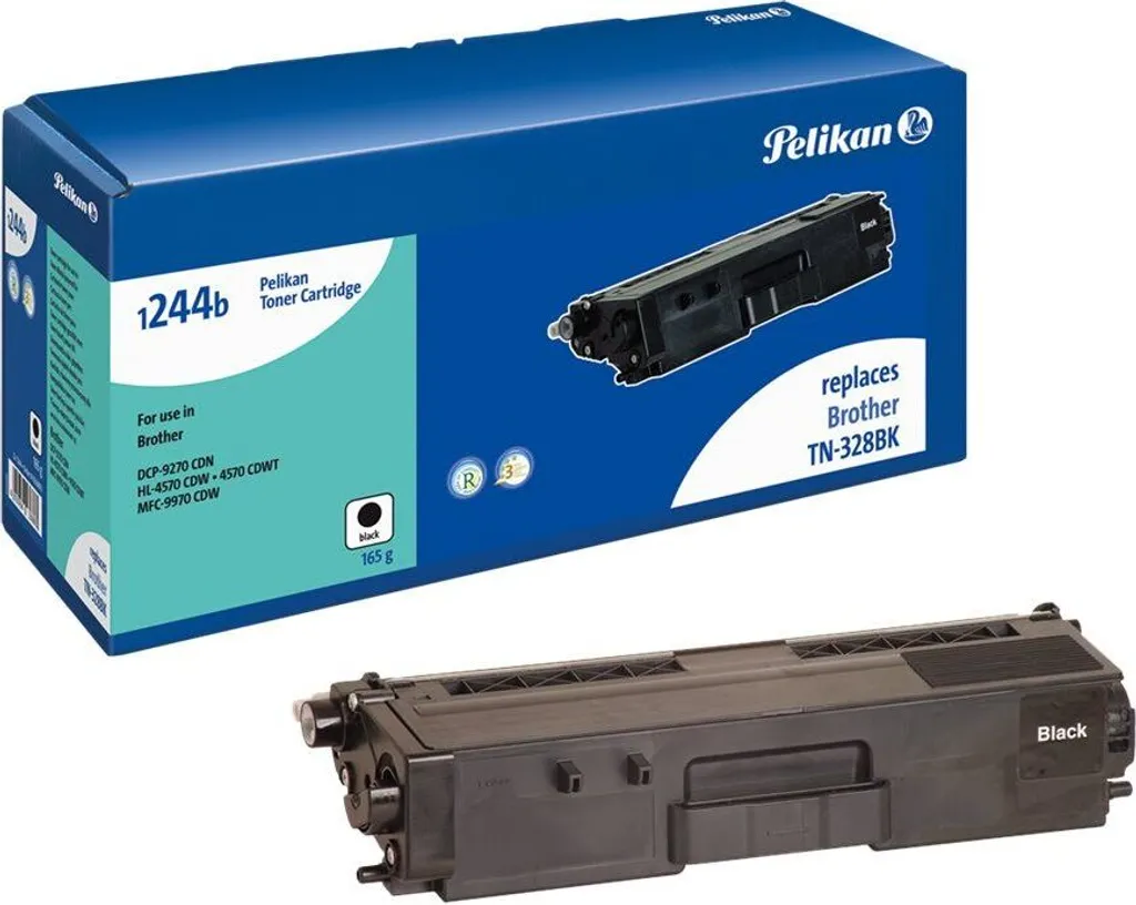 Toner noir rebuilt Pelikan TN-328BK haute capacité 12446b