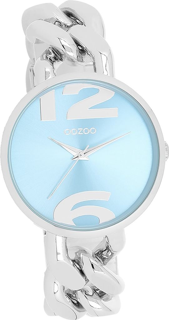 Oozoo Metall Damen Uhr Analog Quarzuhr Armband silber Timepieces D2UOC11350