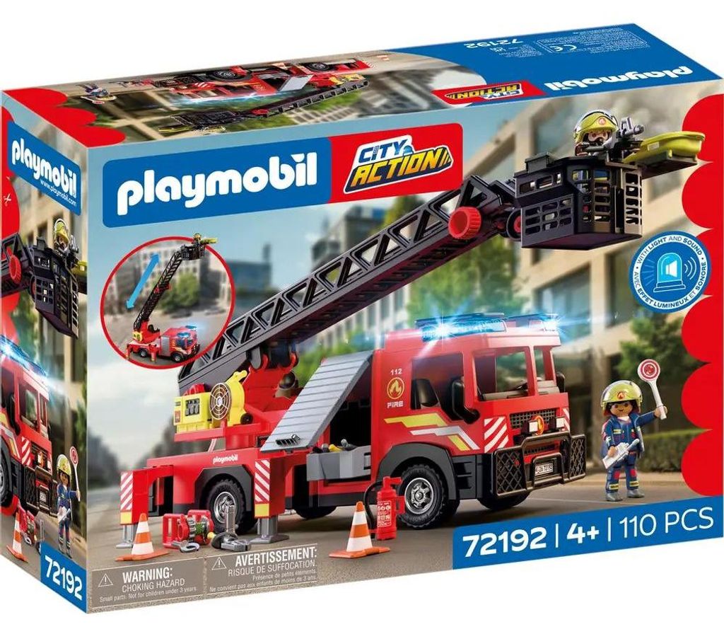 Hasičské vozidlo s žebříkem PLAYMOBIL Obrázok produktu 