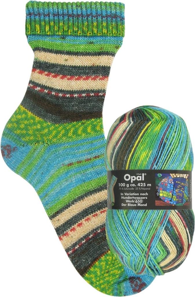 Opal In Variation nach Hundertwasser Werken 100 g Pullover- Produktbild 