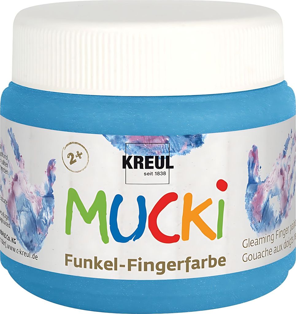 Kreul 23122 Prstová farba Diamond Blue 150 ml 1 ks Obrázok produktu 