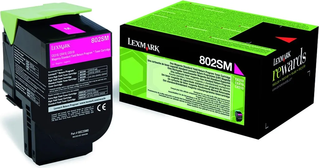 Cartuccia Toner Lexmark 80C2SM0 Magenta Business 2.000 Pag