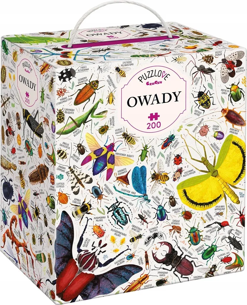 Puzzle 200 Pièces Insectes Puzzlove : Développez Concentration et Patience