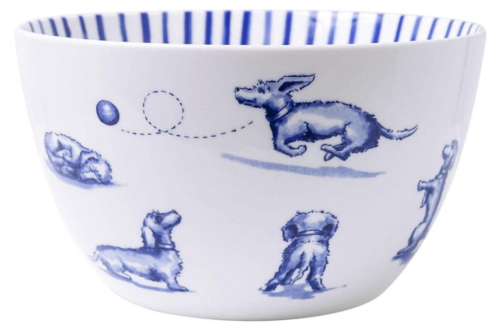 Heinen Delfts Blauw – Suppenschüssel Teckel Nhaan – Bild 1
