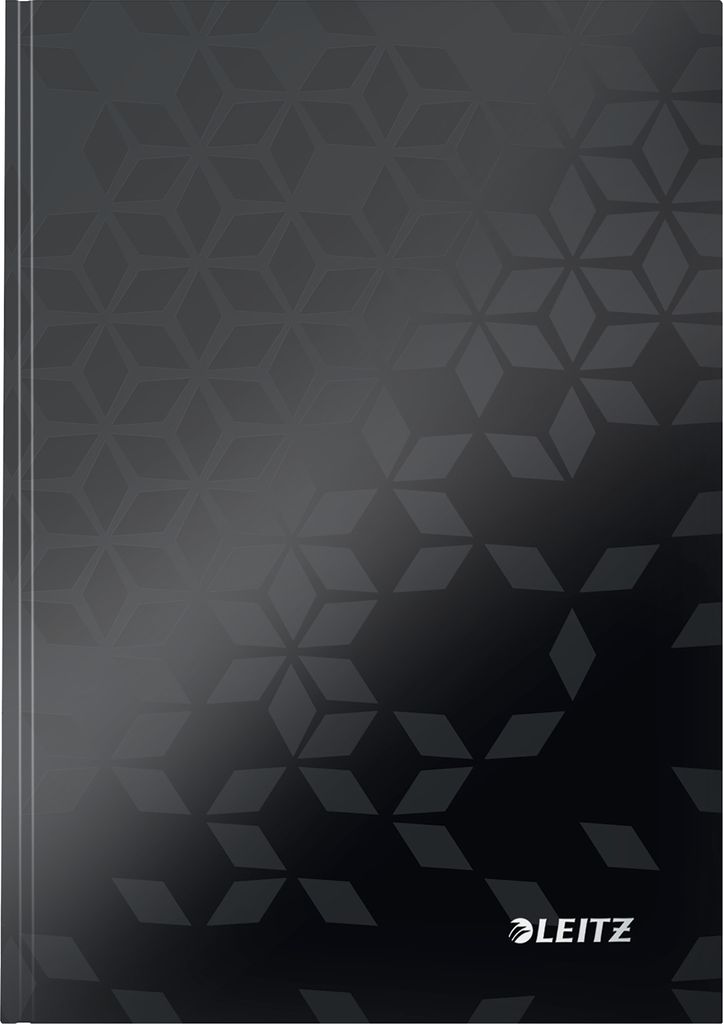 Leitz Notizbuch WOW 46271095 DIN A5 80Bl. lin. schwarz