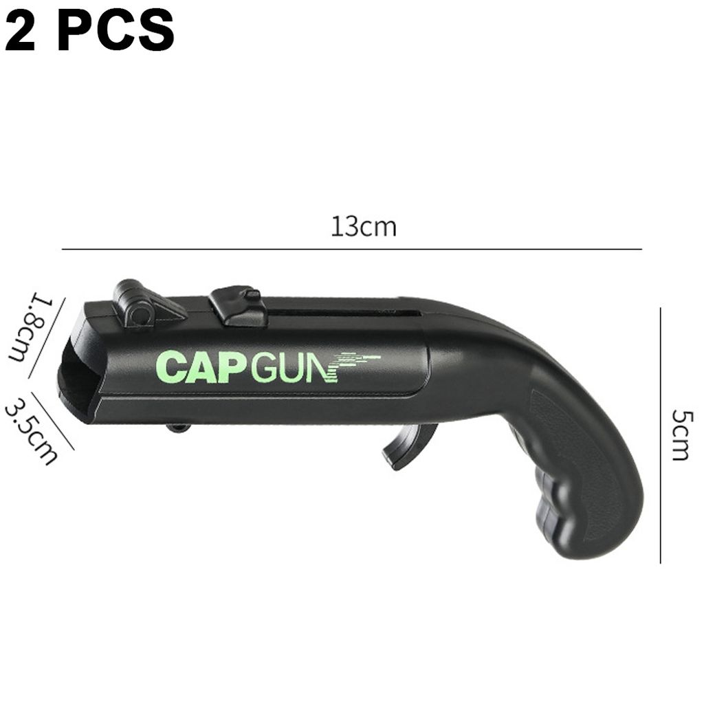Cap Gun Flaschenöffner – Lustiger Bieröffner Für Partys, Schießt Kronkorken über 5 Meter, 4 Farben