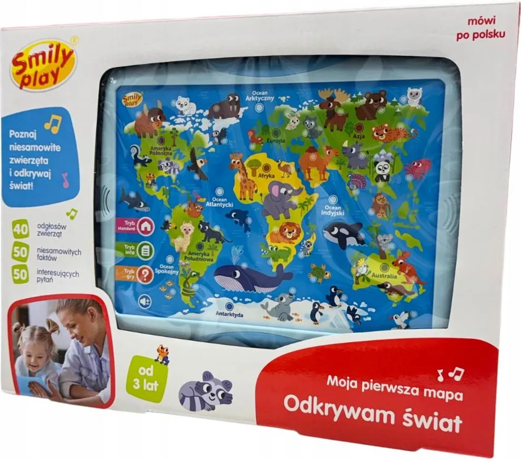 Carte du monde enfant SmilP Je découvre le monde SP98303 Premier Puzzle