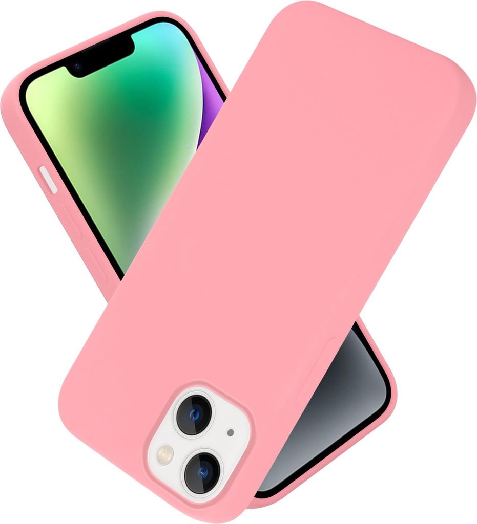 Cadorabo Schutzhülle für Apple iPhone 14 PLUS Hülle in Rosa Handyhülle Case Cover TPU Etui