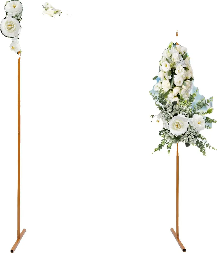 Arche de mariage rectangulaire 2x1,5m en fer galvanisé haute qualité