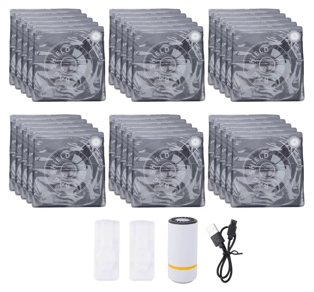 30 Sacs de mise sous vide pour filaments 3D avec pompe électrique USB