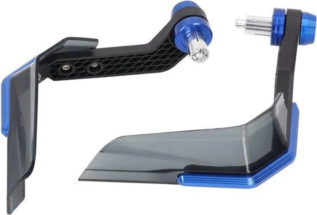 Équipement guidon moto cross et quad bleu aluminium pour pilote enduro