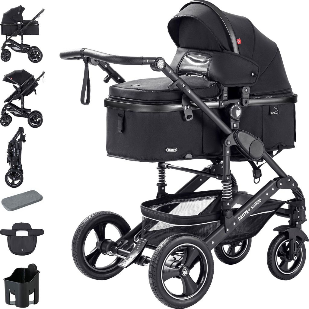 Daliya® BAMBIMO 2in1 Kinderwagen mit Airless-Rädern, Produktbild 