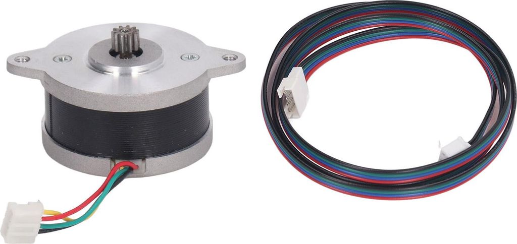 Extruder-Schrittmotor Nema14, 2-phasig, 36 mm Flachmotor mit 78 cm Verlängerungskabel für Orbiter DC 0–24 V