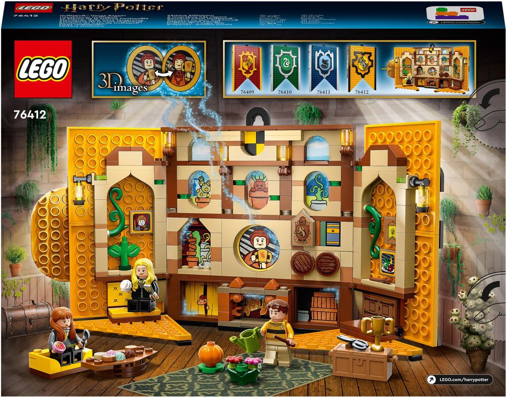 LEGO 76412 Harry Potter Hausbanner Hufflepuff, Produktbild 8