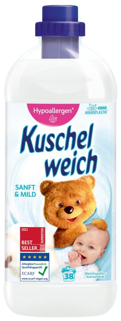 Kuschelweich změkčovač tkanin Gentle and Mild na 38 pracích Obrázek produktu 