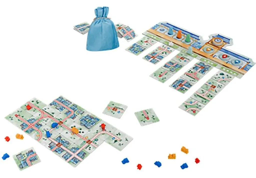Jeu de Construction Railroad Tiles Multicolore : Rail et Stratégie