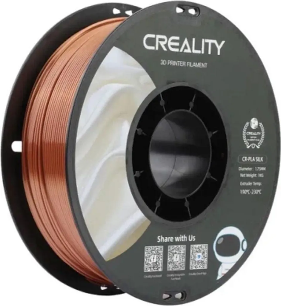 Creality Silk PLA Rosso Rame 1kg - Filamento Stampa 3D Professionale