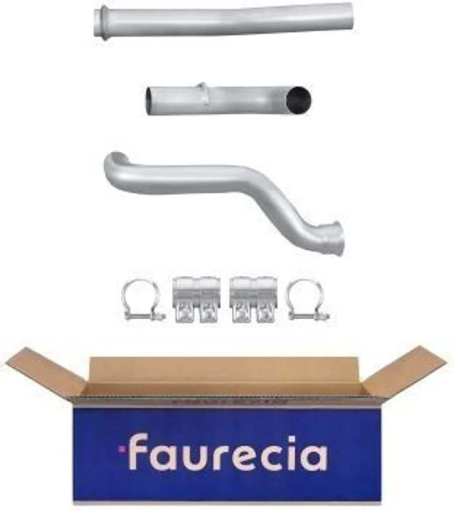 Tube d'échappement HELLA 8LA 366 001-531 central pour C4 Picasso I