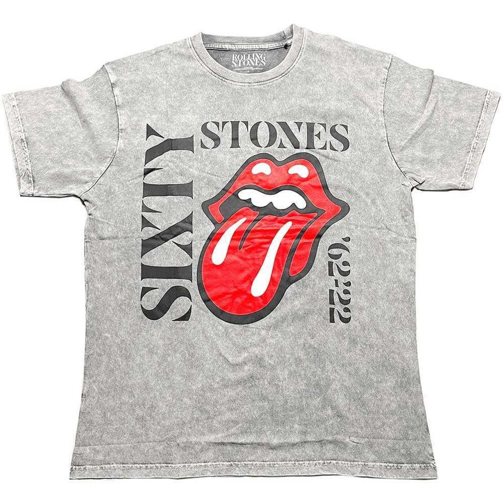 The Rolling Stones Sixty Vertical Grey 2XL T-Shirt Produktbild 
