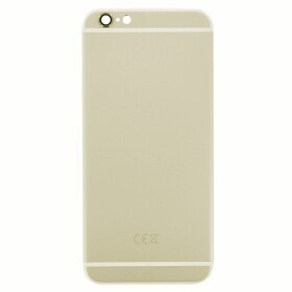 für iPhone 6 Akkudeckel Backcover Gold ohne Logo Kameraglas Rückseite