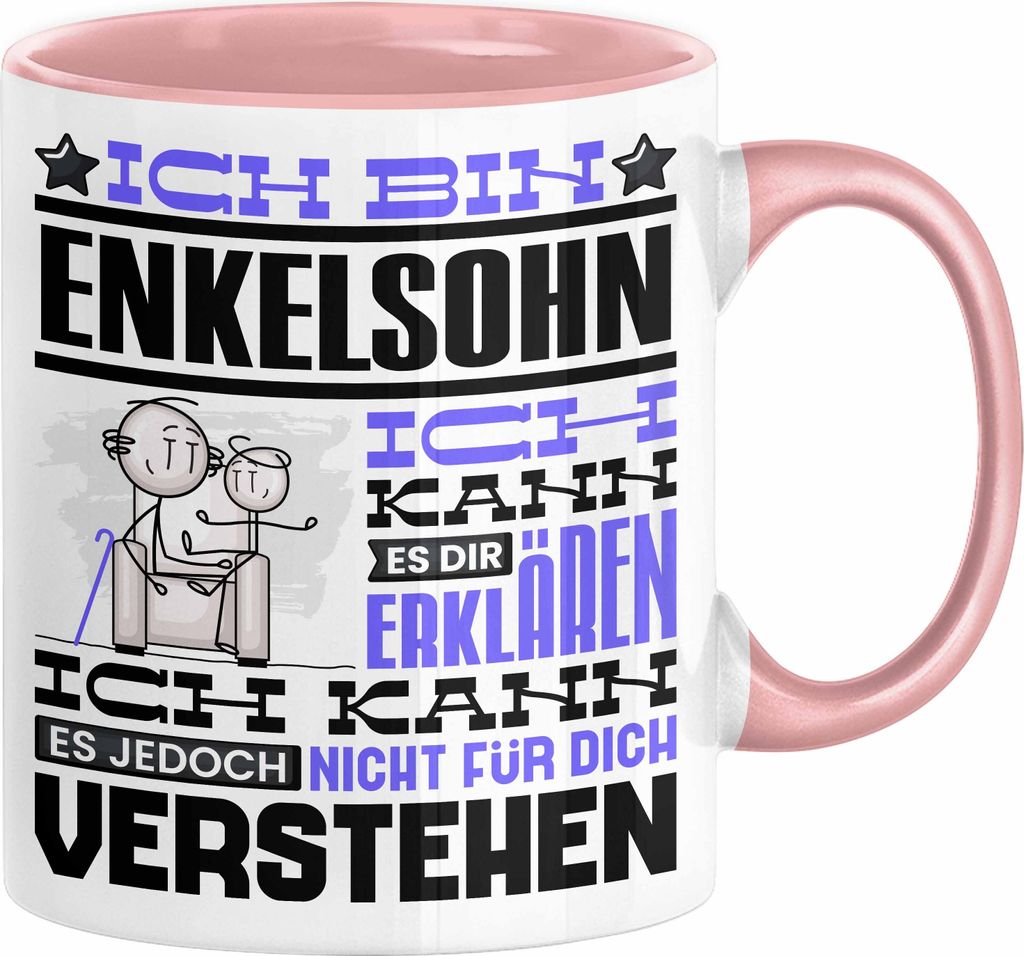 Enkelsohn Geschenk Kaffee-Tasse Geschenkidee für Enkelsohn Produktbild 