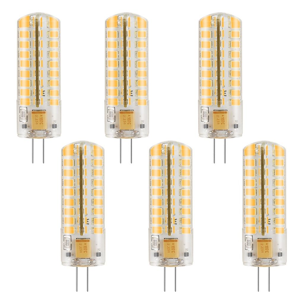 10 Stück G4 LED COB 6W Lampen Super Hell Leuchtmittel Warmweiß Birne AC/DC 12V 