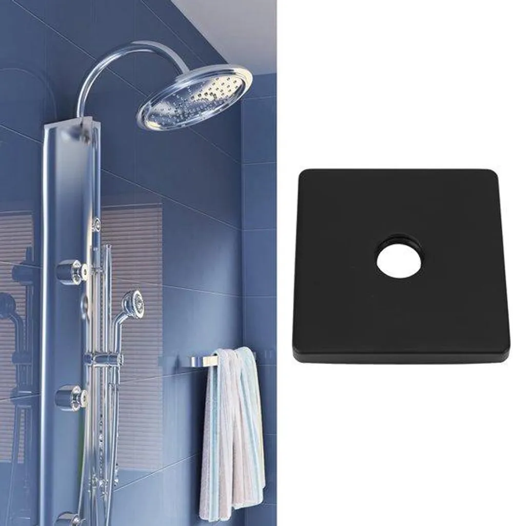 Cache bras de coupe inox noir 3,5 pouces anti-corrosion et robuste