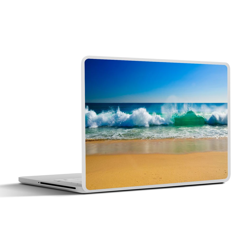 MuchoWow Laptop Aufkleber Sticker Cover Meer - Golf - Strand 30x21 cm - Sticker für Laptop - Selbstklebend