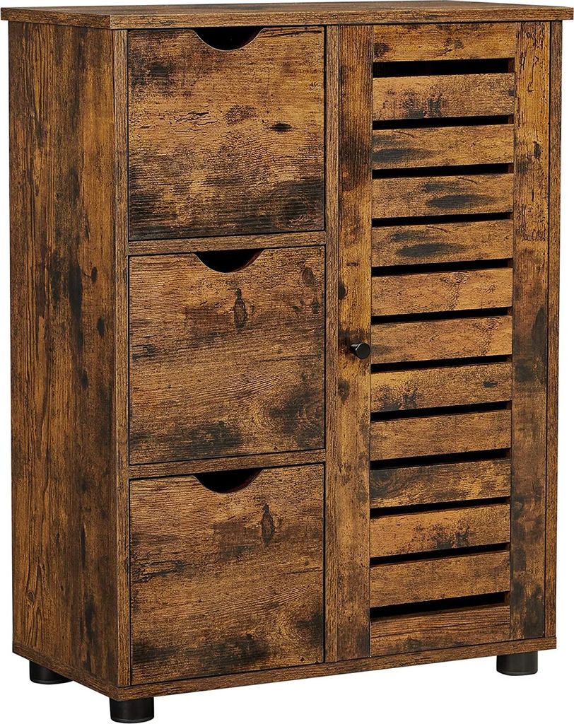 VASAGLE Badezimmerschrank, 3 Schubladen, 2 verstellbare Produktbild 9