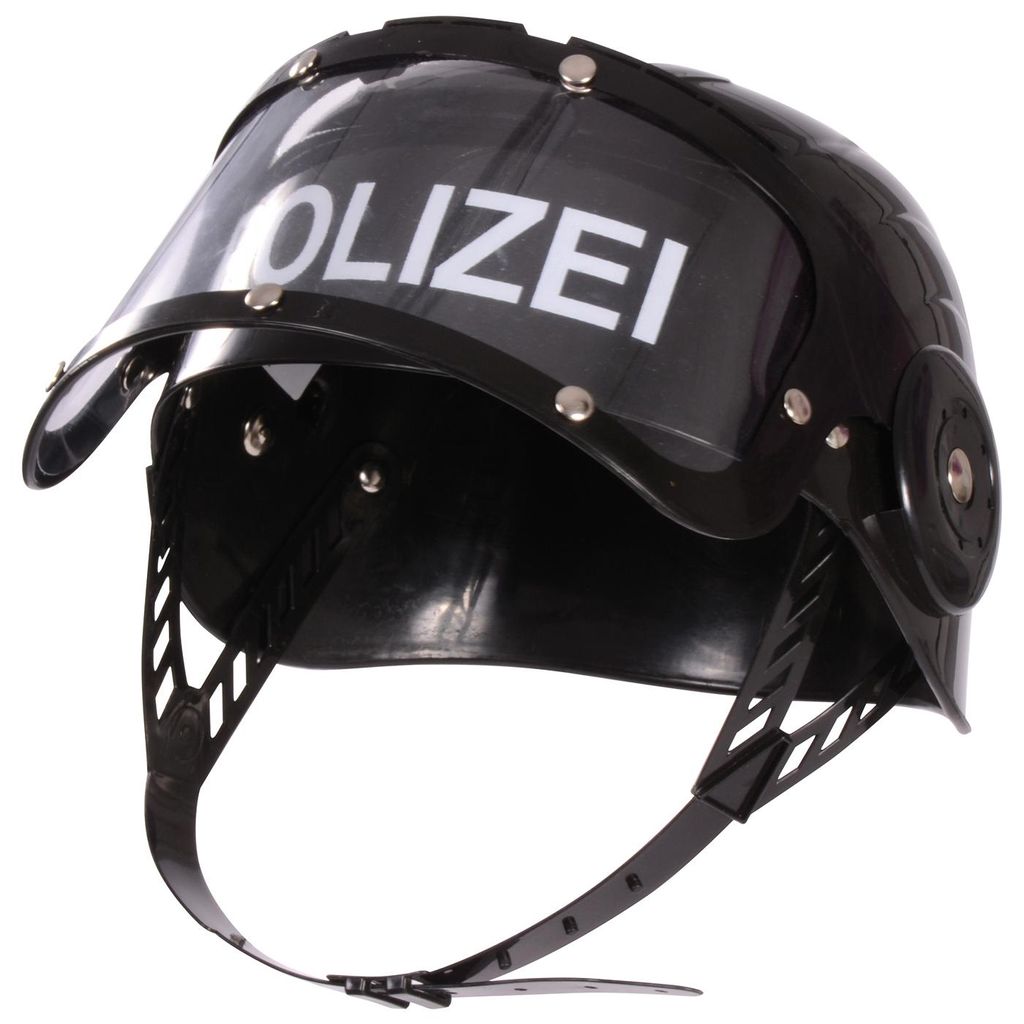 EDUPLAY 150109 Polizeihelm mit Visier, Kunststoff, 20 x 20 Produktbild 