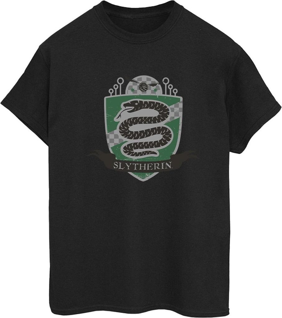 Harry Potter - "Slytherin" T-Shirt für Damen BI27865 (L) (Schwarz)