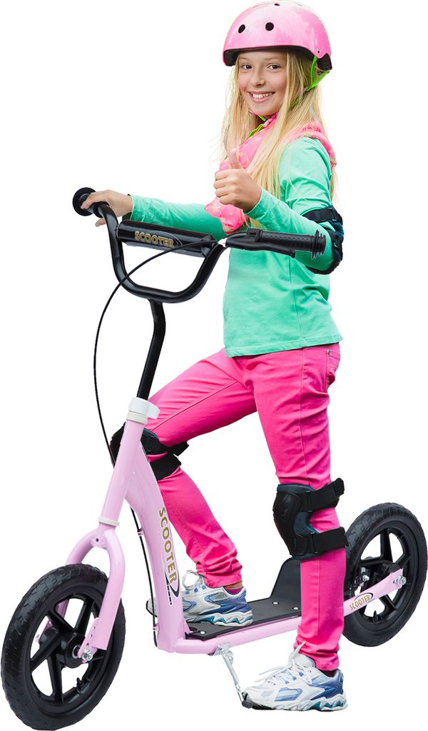 HOMCOM Trottinette enfant patinette pneus 30 cm Hauteur Image du produit 