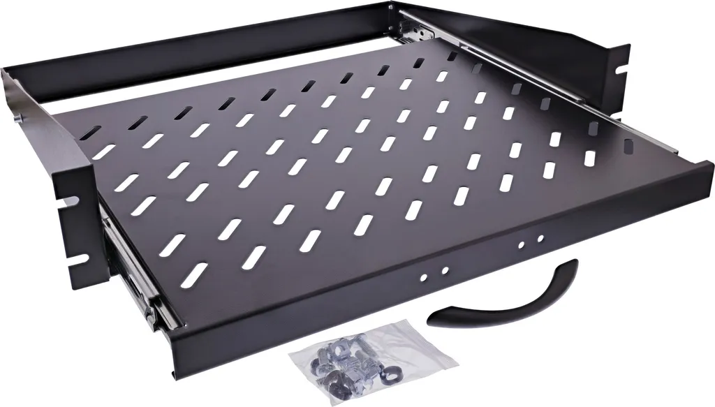 Tablette 19" coulissante pour accès facile aux serveurs rack 2U 30kg